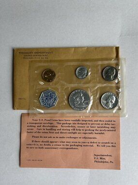 1962-US Mint Proof Set - 90% Silver - Original Packaging